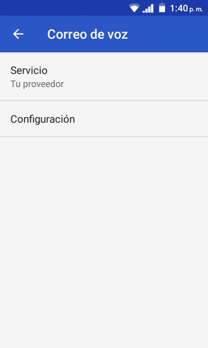 Seleccione Configuración