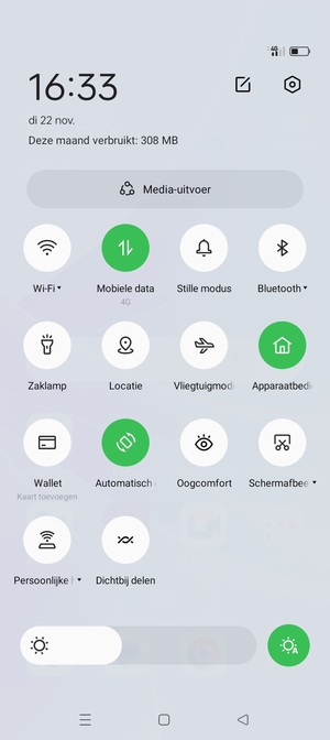 Selecteer de Instellingen knop