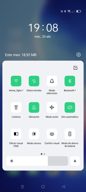 Desactive Wi-Fi y Bluetooth