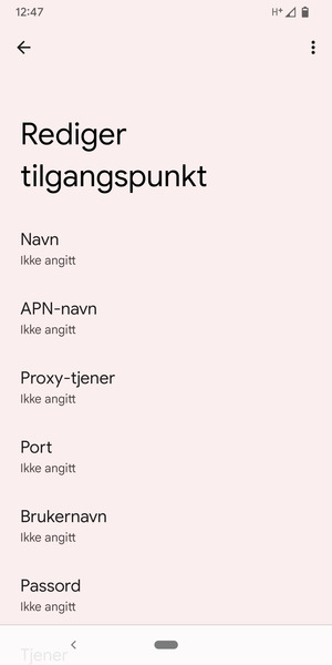 Skriv inn MMS-informasjon