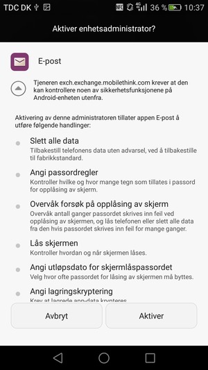 Velg Aktiver