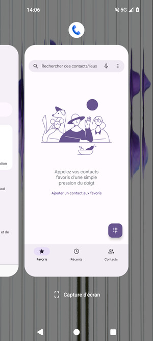 Faites glisser les applis vers le haut pour les fermer