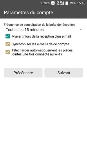Sélectionnez Suivant