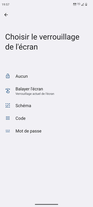 Sélectionnez Schéma