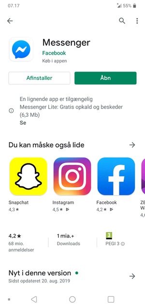 Vælg Åbn