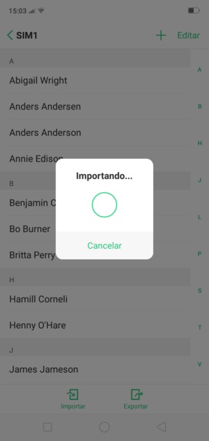 Sus contactos se guardarán en su cuenta de Google y se guardarán en su teléfono la próxima vez que Google sea sincronizado.