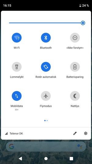 Slå av Wi-Fi og Bluetooth