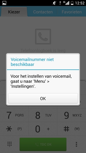 Selecteer OK