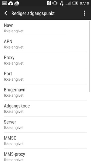 Indtast MMS-oplysninger