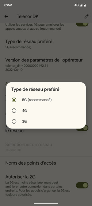 Sélectionnez votre option préférée