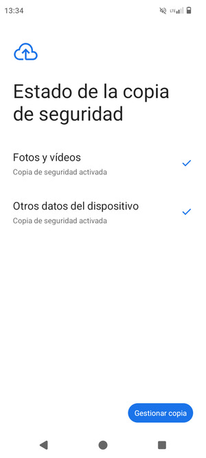 Seleccione Gestionar copia
