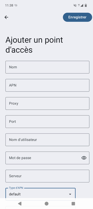 Sélectionnez Enregistrer