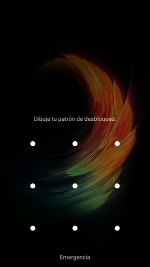 El teléfono ha sido asegurado con un bloqueo de pantalla