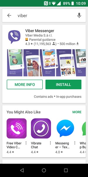Select the app