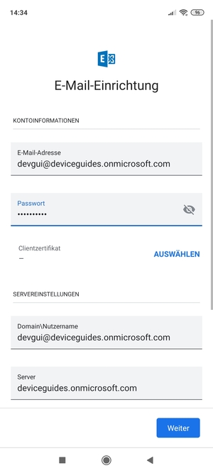Geben Sie Ihre Passwort ein