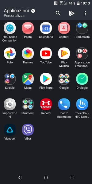 Seleziona Impostazioni