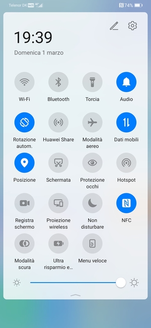 Disattiva Posizione