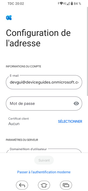 Saisissez votre mot de passe