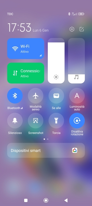 Disattiva Wi-Fi e Bluetooth