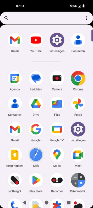Selecteer Instellingen