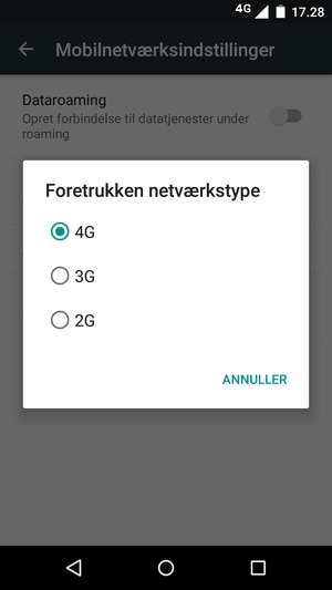 Vælg din foretrukne mulighed