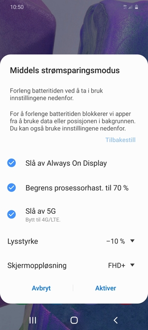 Velg Aktiver