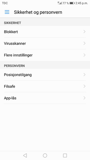 Velg Flere innstillinger