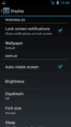 Select Brightness