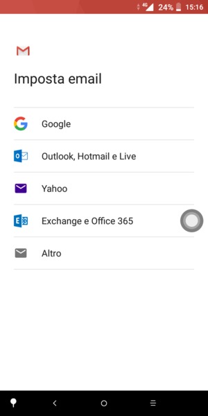 Seleziona Outlook, Hotmail e Live