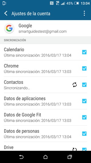Sus contactos de Google ahora se sincronizarán a su smartphone.