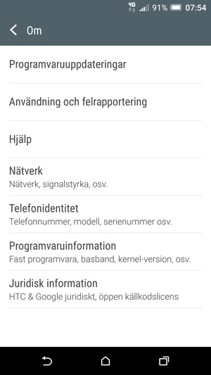 Välj Programvaruuppdateringar