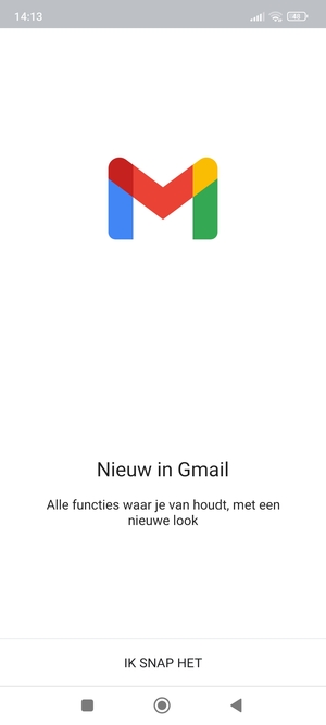 Selecteer IK SNAP HET