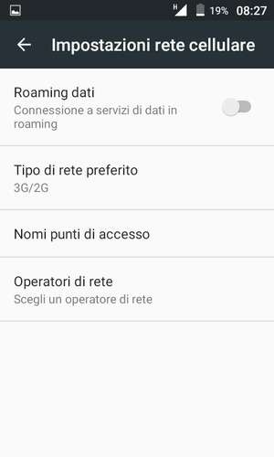 Seleziona Nomi punti di acceso
