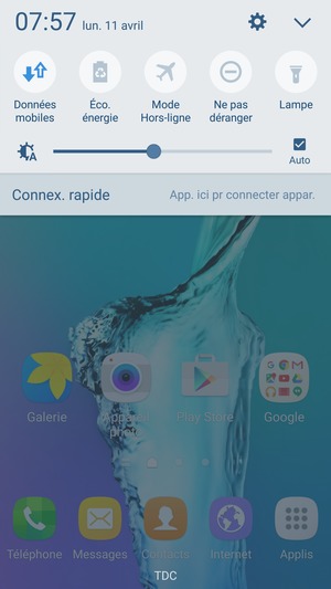 Pour activer Mode Ultra économie d'énergie, sélectionnez Paramètres