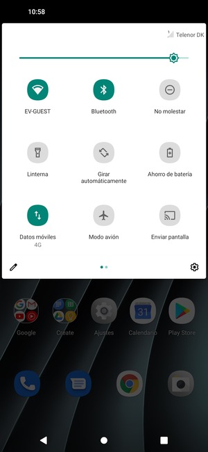 Desactive Wi-Fi y Bluetooth