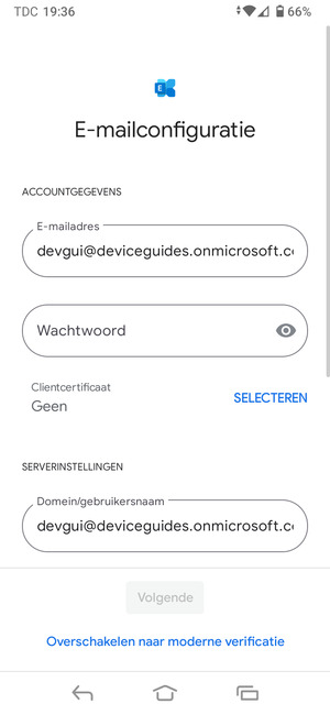 Voer uw wachtwoord in