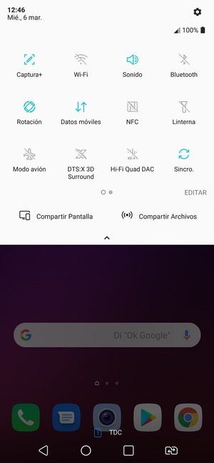 Deslice a la izquierda