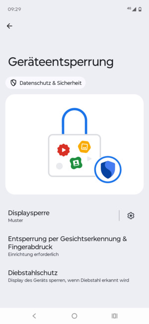 Ihr Handy ist jetzt mit einer Bildschirmsperre gesichert