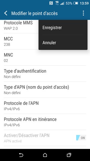Sélectionnez Enregistrer