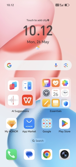 Select Settings