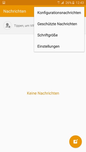 Wählen Sie Einstellungen