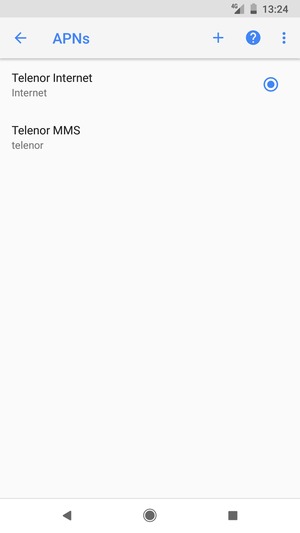 Telefonen din er konfigurert til MMS