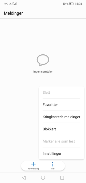 Velg Innstillinger