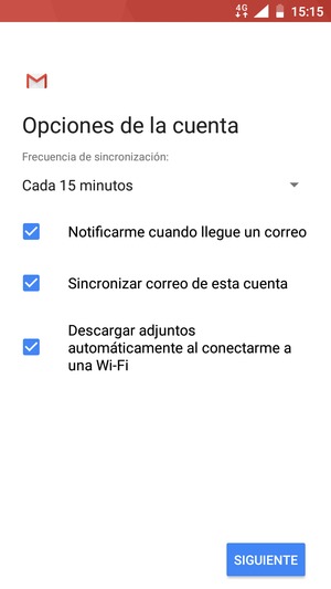 Seleccione SIGUIENTE