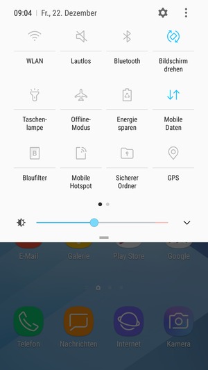 Wählen Sie  Lautlos, um wieder in den Ton-Modus zu wechseln