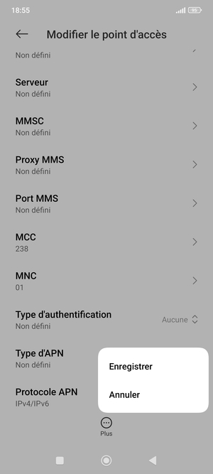 Sélectionnez Enregistrer
