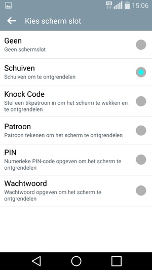 Selecteer Patroon