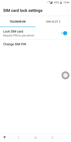 Select Public and Change SIM PIN