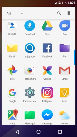 Scorri e seleziona Impostazioni