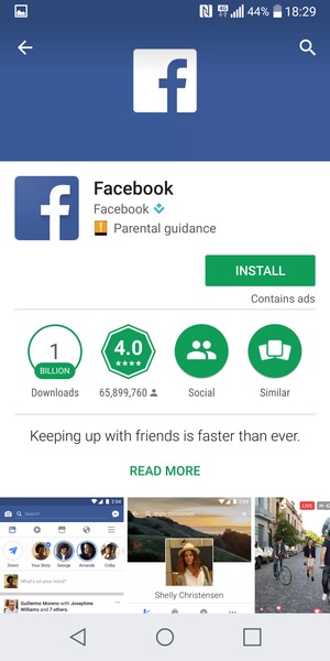 Select INSTALL